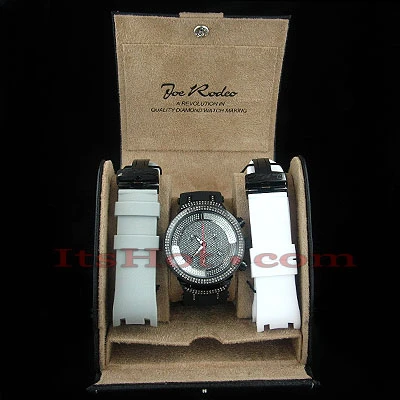 Black JoJo Joe Rodeo Master Diamond Watch 2.20ct 4 Black JoJo Joe Rodeo Master Diamond Watch 2.20ct - Image 4