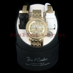 Joe Rodeo Tyler Diamond Watch 2.00ct Yellow Gold -Urban Jewels Shop jojo joe rodeo tyler diamond watch 200ct yellow gold p 8575box
