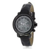 Ladies Black Diamond Watch 2.15ct LUXURMAN