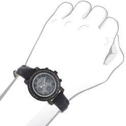 Ladies Black Diamond Watch 2.15ct LUXURMAN -Urban Jewels Shop ladies black diamond watch 215ct luxurman watches p 49994bod