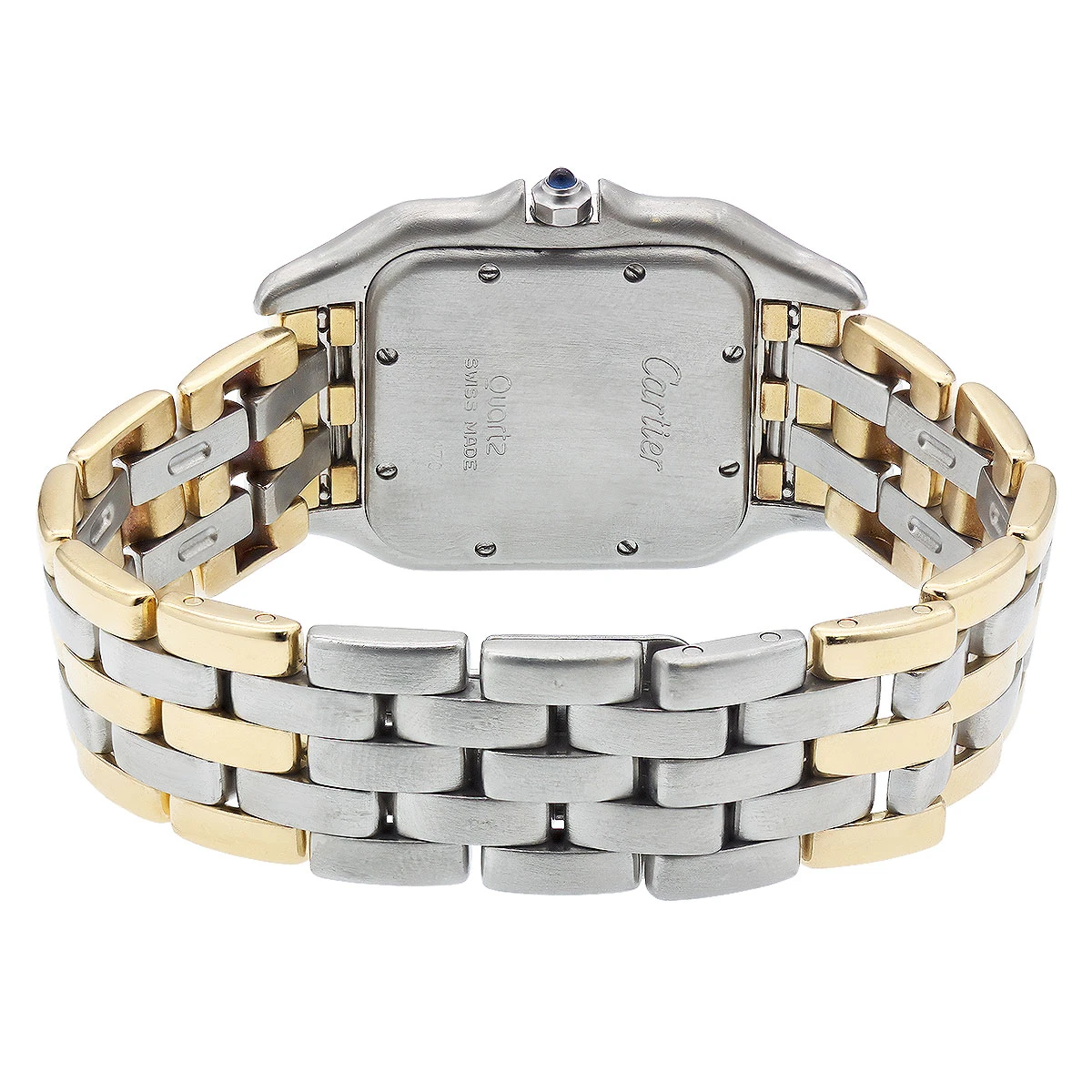 Cartier Women's Diamond Watch 27mm Panthere 18K Gold & Steel Two Tone 2 Cartier Women's Diamond Watch 27mm Panthere 18K Gold & Steel Two Tone - Image 2