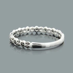 Ultra Thin Ladies Designer Black Diamond Band 0.13ct 14K White Gold 7 Ultra Thin Ladies Designer Black Diamond Band 0.13ct 14K White Gold -Urban Jewels Shop ladies designer black diamond band 013ct 14k gold p 48306box