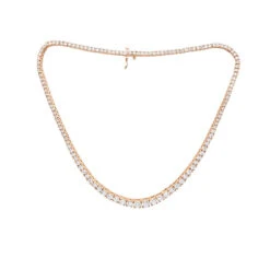 Ladies Designer Diamond Eternity Necklace 17.70ct 18K White Gold -Urban Jewels Shop ladies designer diamond eternity necklace 1770ct 18k gold ro