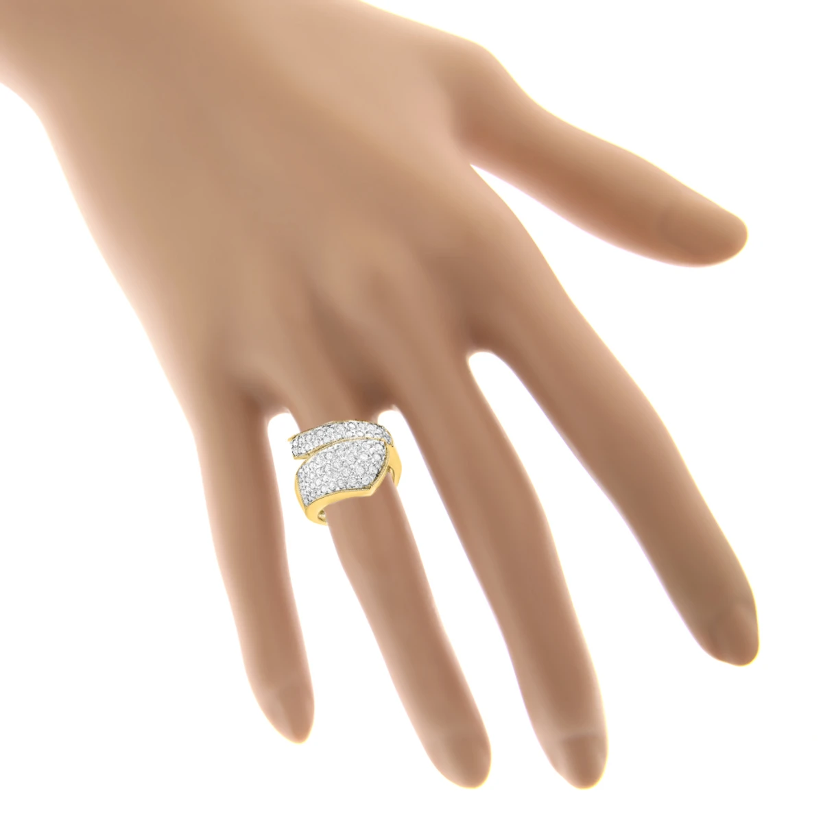 Ladies Designer Diamond Ring 1ct 14K Yellow Gold 5 Ladies Designer Diamond Ring 1ct 14K Yellow Gold - Image 5