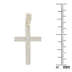 Ladies Diamond Crosses 14K White Gold Diamond Cross Pendant 1.36ct -Urban Jewels Shop ladies diamond crosses 14k diamond cross pendant 136ct p 6541 rulerye