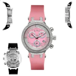 Ladies Diamond Joe Rodeo Watch Pink Master 0.90ct -Urban Jewels Shop ladies diamond joe rodeo watch pink master 090ct p 9047 main2