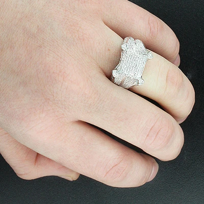 Ladies Diamond Ring 14K White Gold 1.81ct 3 Ladies Diamond Ring 14K White Gold 1.81ct - Image 3