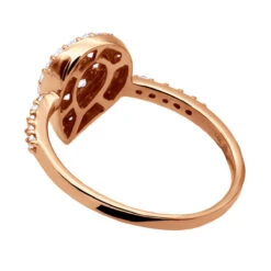 Ladies 14K White Gold Cluster Diamond Ring 0.62ct -Urban Jewels Shop ladies diamond rings 14k cluster diamond ring 062ct p 6739 backro