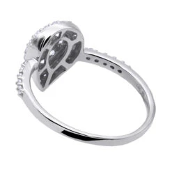 Ladies 14K White Gold Cluster Diamond Ring 0.62ct -Urban Jewels Shop ladies diamond rings 14k cluster diamond ring 062ct p 6739 backwh 20211228