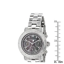 Ladies Genuine Diamond Watch By LUXURMAN 0.3ct Black MOP -Urban Jewels Shop ladies genuine diamond watch by luxurman 03ct black mop p 49201 ruler