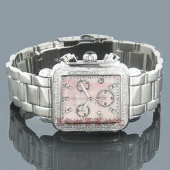 Ladies Joe Rodeo Madison Diamond Watch Pink MOP 1.50ct