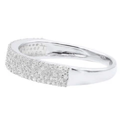 Thin Ladies Pave Diamond Wedding Band 0.54ct 14K Yellow Gold 11 Thin Ladies Pave Diamond Wedding Band 0.54ct 14K Yellow Gold -Urban Jewels Shop ladies pave diamond wedding band 054ct 14k gold p 48149 back white