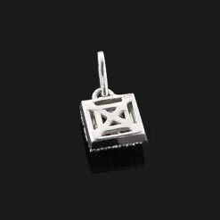 Ladies Silver Pendant With Black And White Diamonds 0.65ct 7 Ladies Silver Pendant With Black And White Diamonds 0.65ct -Urban Jewels Shop ladies silver pendant with black and white diamonds 065ct p 48206back