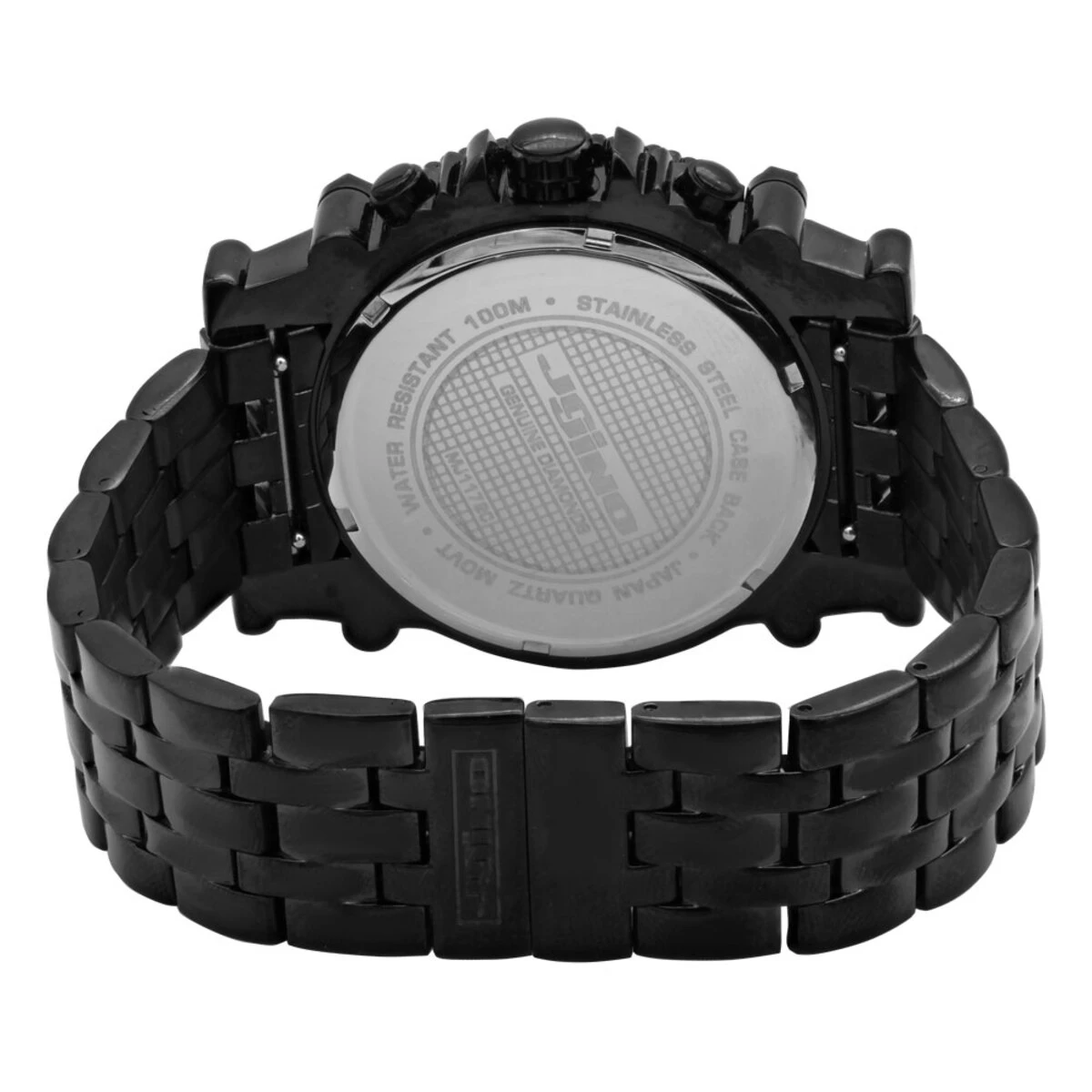 Large Black Diamond Watch By JoJino 2.25ct 2 Large Black Diamond Watch By JoJino 2.25ct - Image 2
