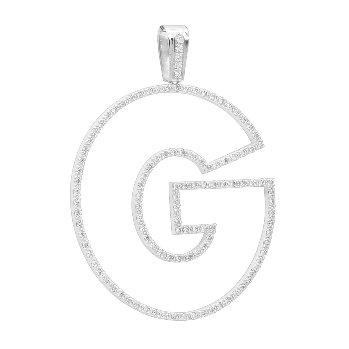 Oversized 10K Yellow Gold Custom Made Diamond Initial Letter Pendant For Men 2 Carat 2 Oversized 10K Yellow Gold Custom Made Diamond Initial Letter Pendant For Men 2 Carat - Image 2