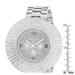Large Diamond Bezel Luxurman Watch Escalade 14ct Men's Hip Hop 9 Large Diamond Bezel Luxurman Watch Escalade 14ct Men's Hip Hop -Urban Jewels Shop large diamond bezel luxurman watch 14 hip hop watches ruler