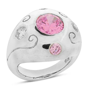 Large Ruby & Diamond Cocktail Ring 14K White Gold 0.60ctd 2.70ctr For Ladies 1 Large Ruby & Diamond Cocktail Ring 14K White Gold 0.60ctd 2.70ctr For Ladies