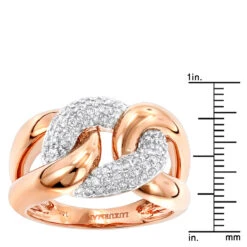 Luxurman Cocktail Love Knot Cuban Link Diamond Ring For Women 1/2ct 11 Luxurman Cocktail Love Knot Cuban Link Diamond Ring For Women 1/2ct -Urban Jewels Shop luxurman cocktail rings love knot cuban link diamond ring for women 12ct rulerro