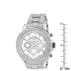 Luxurman Diamond Bezel And Band Watch For Men 1ct Liberty -Urban Jewels Shop luxurman diamond bezel and band watch for men 1ct liberty ruler