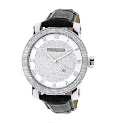 Luxurman Diamond Men's VS Diamond Watch .18ct