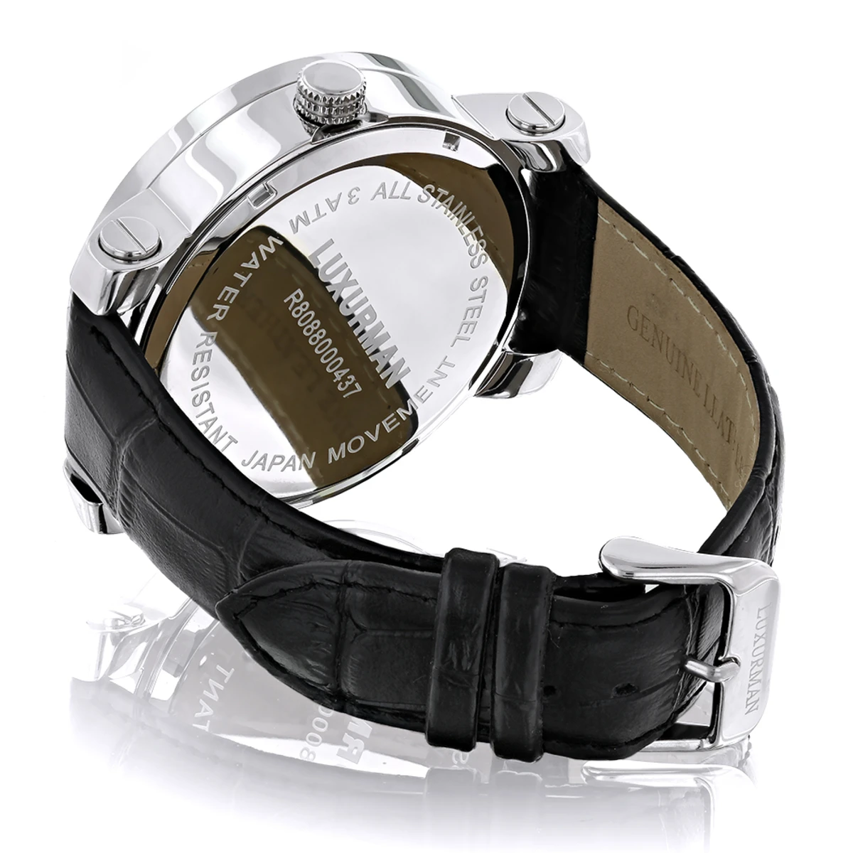 Luxurman Diamond Men's VS Diamond Watch .18ct 2 Luxurman Diamond Men's VS Diamond Watch .18ct - Image 2