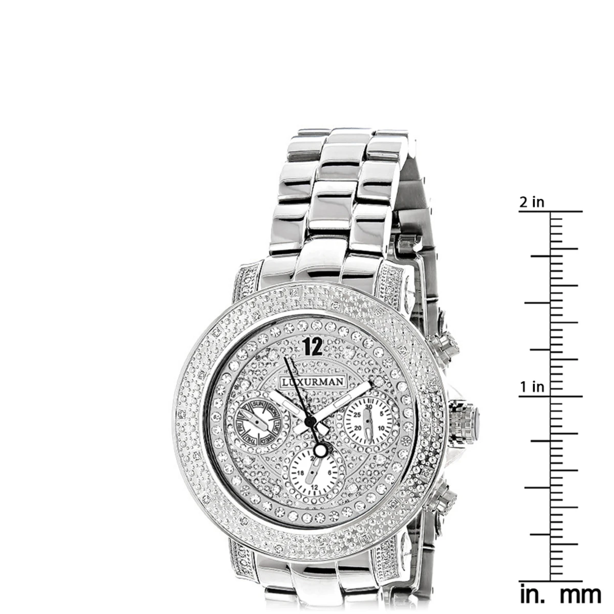 Luxurman Ladies Diamond Watch 0.30ct 5 Luxurman Ladies Diamond Watch 0.30ct - Image 5