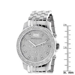 Luxurman Men's Diamond Watch 0.25 Ct 9 Luxurman Men's Diamond Watch 0.25 Ct -Urban Jewels Shop luxurman mens diamond watch 025 ct p 35213 ruler