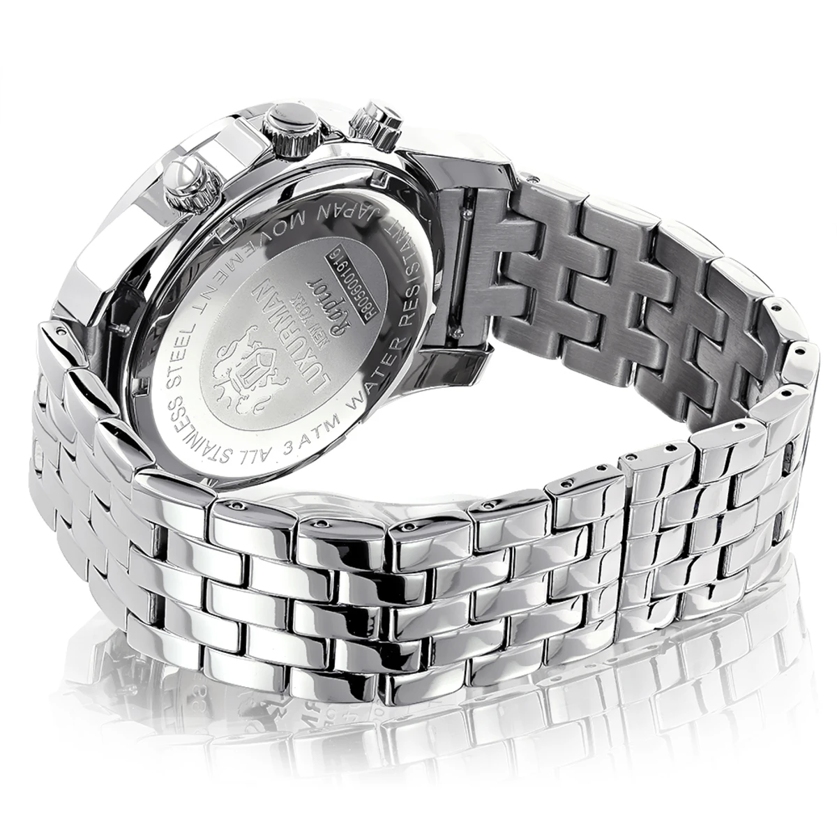 Luxurman Men's Diamond Watch 0.25 Ct 2 Luxurman Men's Diamond Watch 0.25 Ct - Image 2