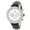 Luxurman Men's Diamond Watch 0.2ct Swiss Quartz Liberty W Leather Band