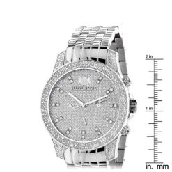 Luxurman Men's Diamond Watch 0.50 Ct 9 Luxurman Men's Diamond Watch 0.50 Ct -Urban Jewels Shop luxurman mens diamond watch 050 ct p 35221 ruler