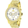 Luxurman Men's Diamond Watch 1ct. Yellow Gold
