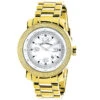Affordable Luxurman Men's Diamond Watch Yellow Gold Plated 0.12ct