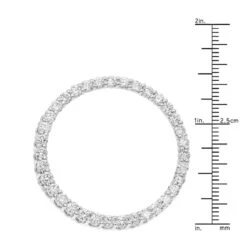 Luxurman Platinum Circle Of Life Diamond Pendant For Women 4 Carat Necklace -Urban Jewels Shop luxurman platinum circle of life diamond pendant for women 4 carat necklace rulerwh