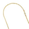 Luxurman Solid 10K Yellow Gold Rope Chain For Men & Women Diamond Cut 2mm 16-30in