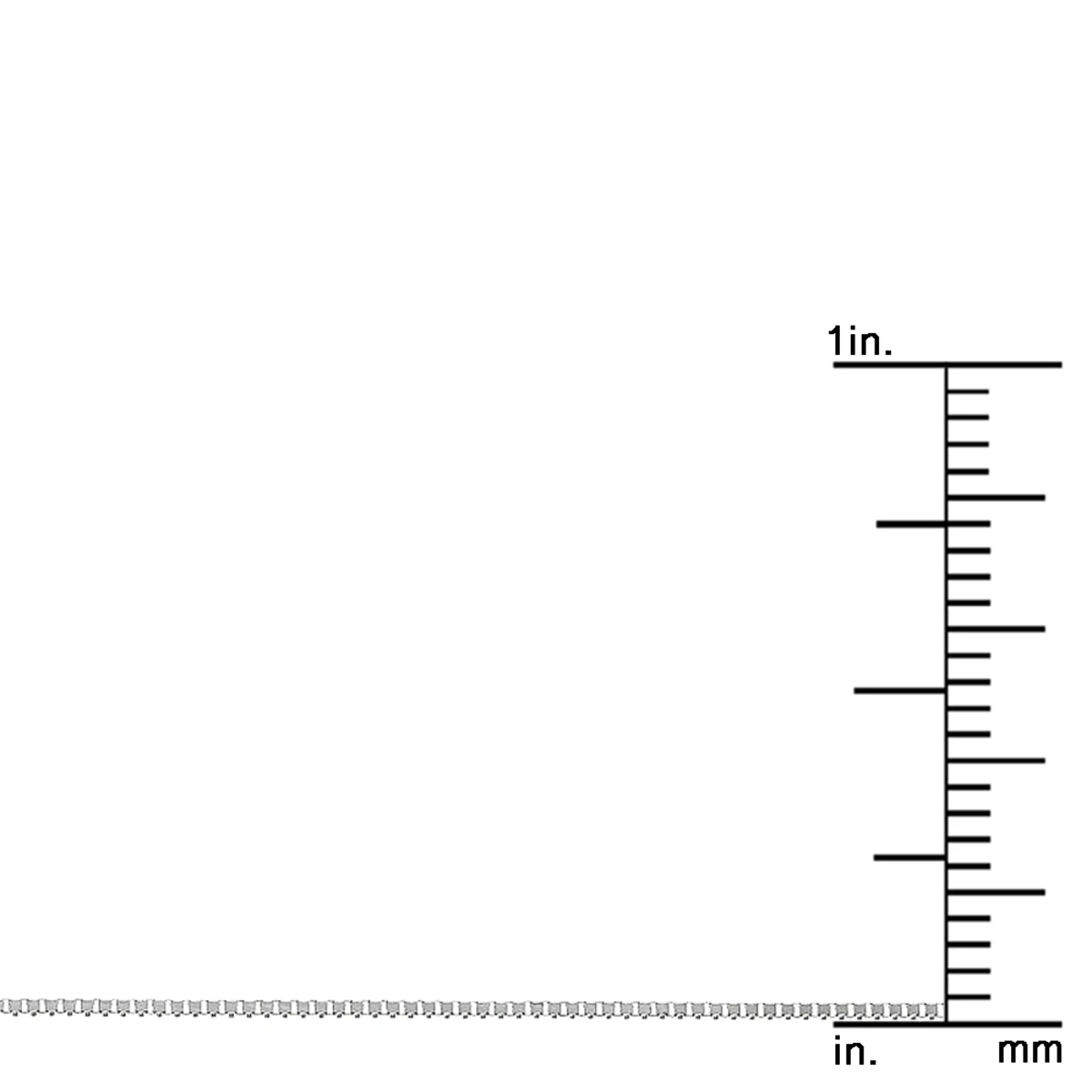 LUXURMAN Solid 14K Yellow Gold Box Chain For Women 0.8mm Wide 9 LUXURMAN Solid 14K Yellow Gold Box Chain For Women 0.8mm Wide - Image 9