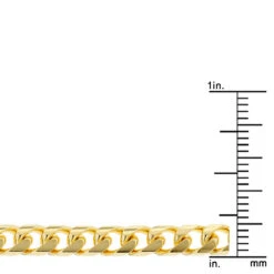 LUXURMAN Solid 14K White Gold Cuban Link Chain For Men Miami 5mm Wide 17 LUXURMAN Solid 14K White Gold Cuban Link Chain For Men Miami 5mm Wide -Urban Jewels Shop luxurman solid 14k gold cuban link chain for men miami 5mm wide rulerye