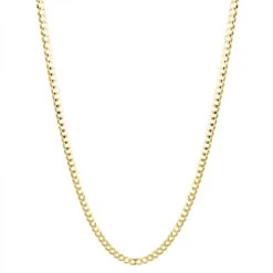 LUXURMAN Solid 14K Yellow Gold Curb Chain For Men Comfort 7mm Wide -Urban Jewels Shop luxurman solid 14k gold curb chain for men comfort 7mm wide boxye