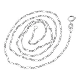 LUXURMAN Solid 14K Yellow Gold Figaro Chain For Men & Women 1.9mm Wide -Urban Jewels Shop luxurman solid 14k gold figaro chain for men women 19mm wide backwh