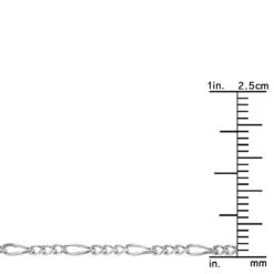 LUXURMAN Solid 14K Yellow Gold Figaro Chain For Men & Women 1.9mm Wide -Urban Jewels Shop luxurman solid 14k gold figaro chain for men women 19mm wide rulerwh