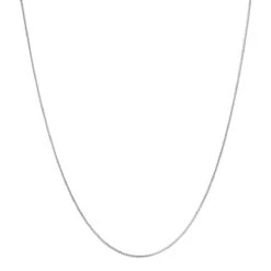 LUXURMAN Solid 14K White Gold Franco Chain For Men & Women 1.2mm Wide -Urban Jewels Shop luxurman solid 14k gold franco chain for men women 12mm wide boxwh