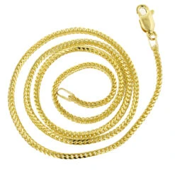 LUXURMAN Solid 14K White Gold Franco Chain For Men & Women 1.8mm Wide -Urban Jewels Shop luxurman solid 14k gold franco chain for men women 18mm wide backye