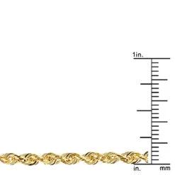 LUXURMAN Solid 14K Yellow Gold Rope Chain For Men & Women 3mm Wide -Urban Jewels Shop luxurman solid 14k gold rope chain for men women 3mm wide rulerye