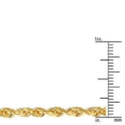 LUXURMAN Solid 14K Yellow Gold Rope Chain For Men & Women Diamond Cut 3.5mm 9 LUXURMAN Solid 14K Yellow Gold Rope Chain For Men & Women Diamond Cut 3.5mm -Urban Jewels Shop luxurman solid 14k gold rope chain for men women diamond cut 35mm rulerye
