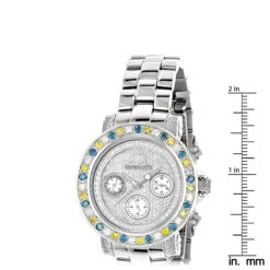 Luxurman Ladies Color Diamond Watch 2.75ct -Urban Jewels Shop luxurman watches ladies color diamond watch 275ct p 46265 ruler