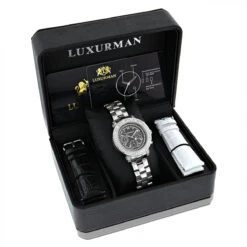 Luxurman Ladies Diamond Watch 2ct 7 Luxurman Ladies Diamond Watch 2ct -Urban Jewels Shop luxurman watches ladies diamond watch 2ct p 50185box