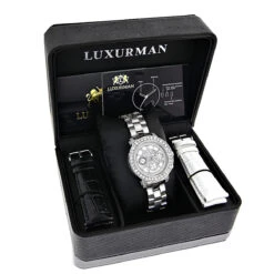 Luxurman Ladies Diamond Watch 3ct -Urban Jewels Shop luxurman watches ladies diamond watch 3ct p 35273 4