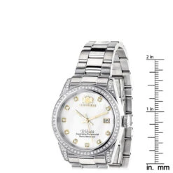 Luxurman Women's Diamond Watch Stainless Steel Tribeca 1.5ct -Urban Jewels Shop luxurman womens diamond watch stainless steel tribeca 15ct ruler
