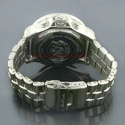 Luxury Joe Rodeo Pilot Men's Diamond Watch 3.15 3 Luxury Joe Rodeo Pilot Men's Diamond Watch 3.15 - Image 3