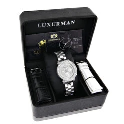 Matching His And Hers Luxurman Diamond Bezel Watch Set 6ct 10 Matching His And Hers Luxurman Diamond Bezel Watch Set 6ct -Urban Jewels Shop matching his and hers watches luxurman diamond bezel watch set 6ct 4 1