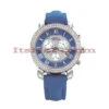 Men's Benny And Company Watch Ice Dial 2.9ct Men's Blue
